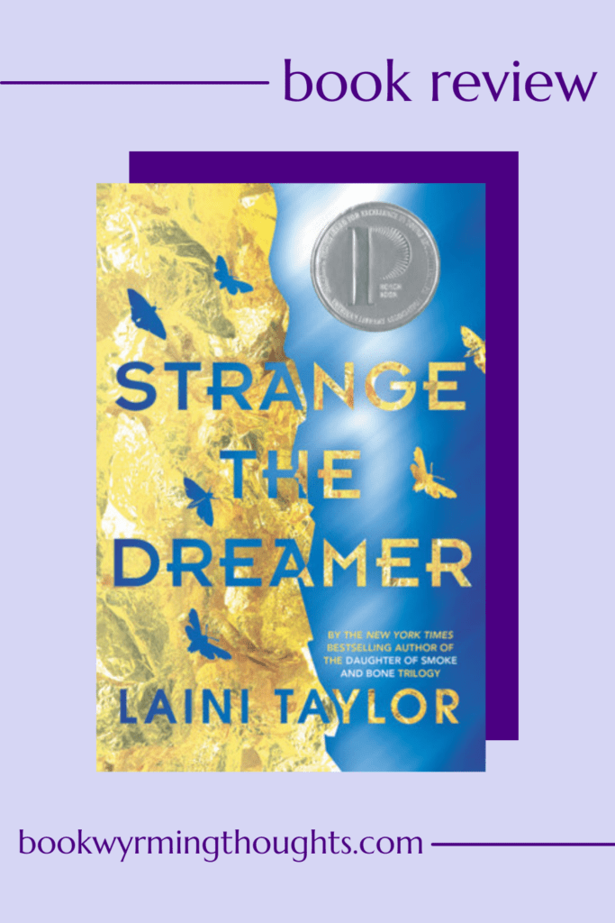 strange the dreamer laini taylor review pin