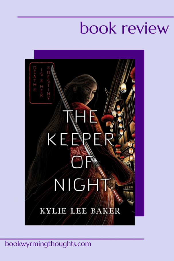 the keeper of night Kylie Lee Baker review pin