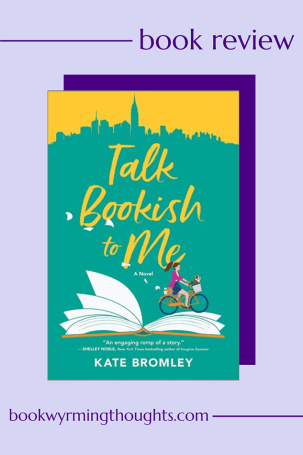 talk bookish to me kate bromley review pin